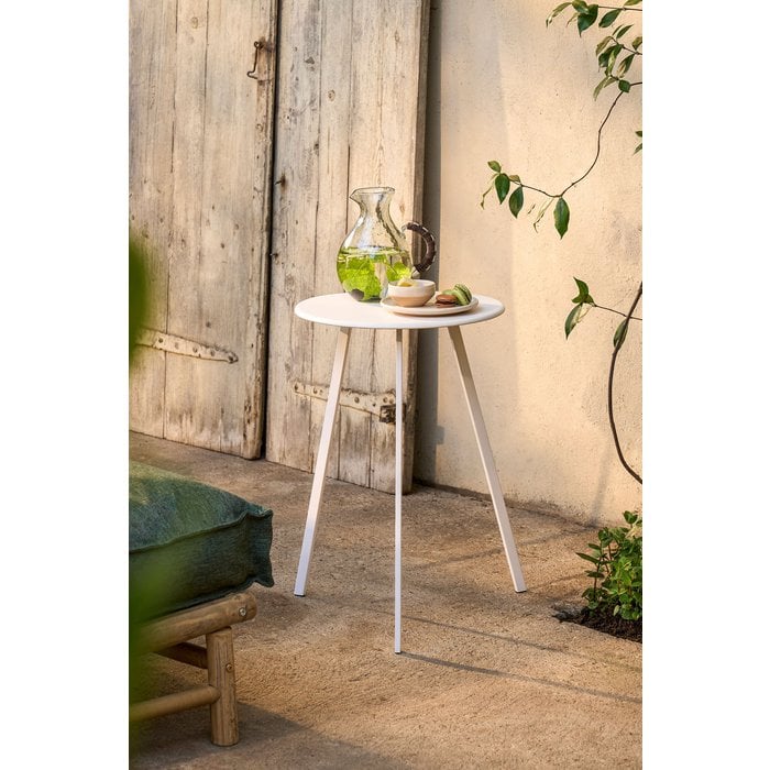 Seatle Bijzettafel - Lang - Wit