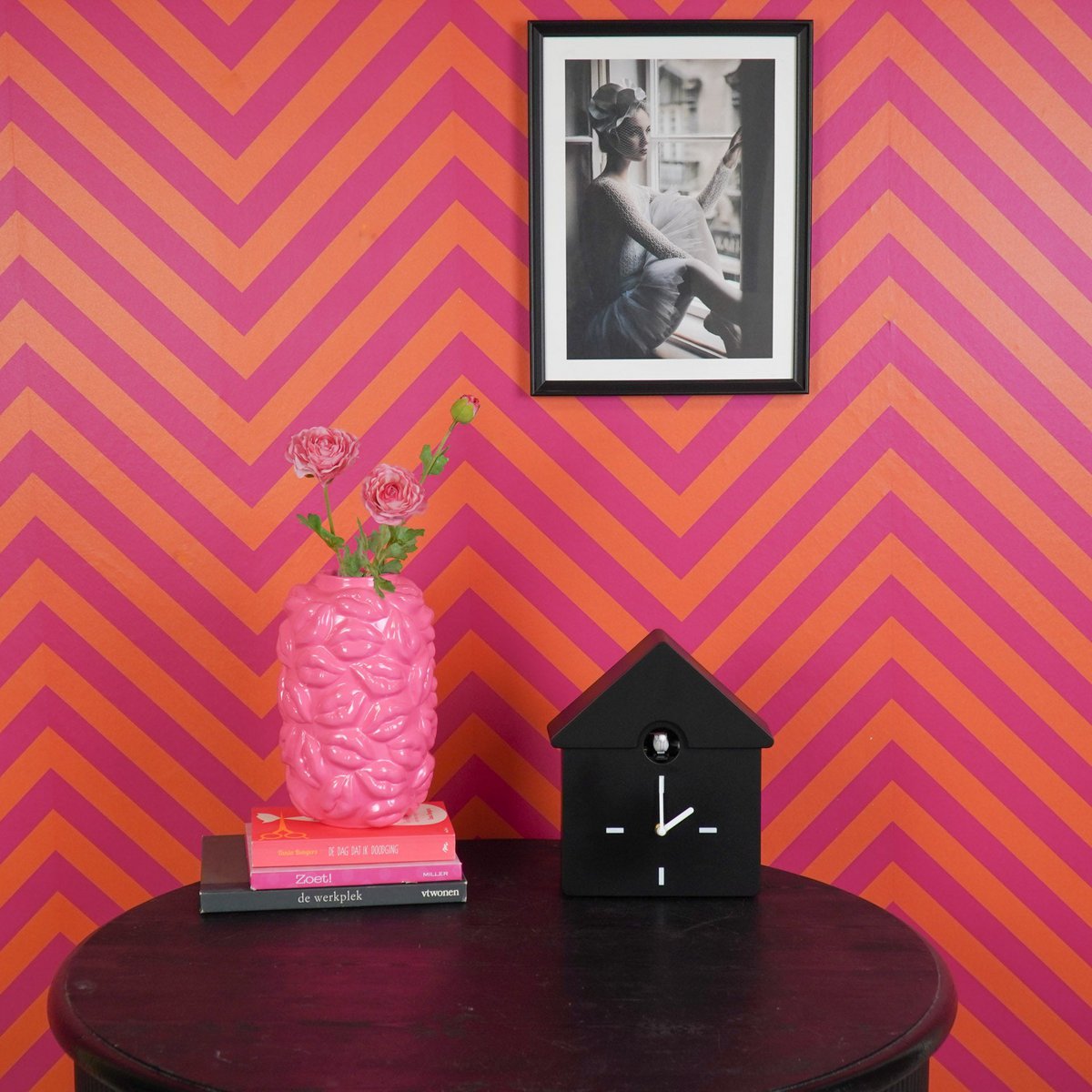 Cuckoo Klok – Zwart