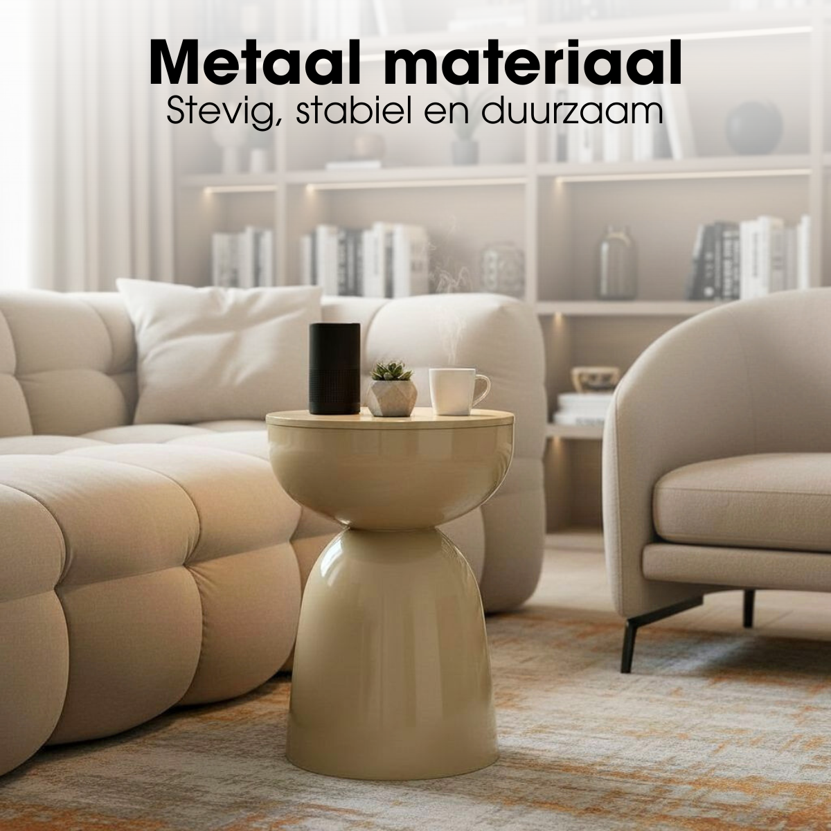 Elliott Bijzettafel - Beige