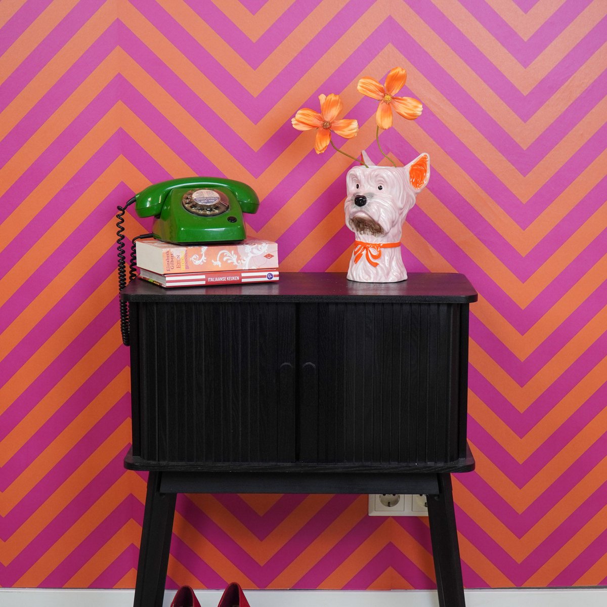 Doggy Style Vaas - Roze & Oranje