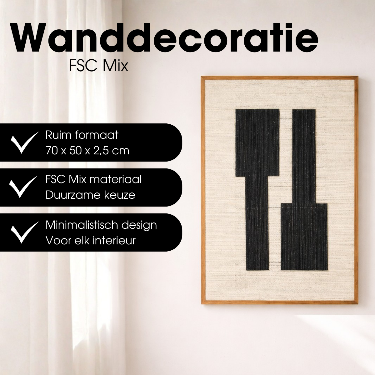 Karo Wanddecoratie