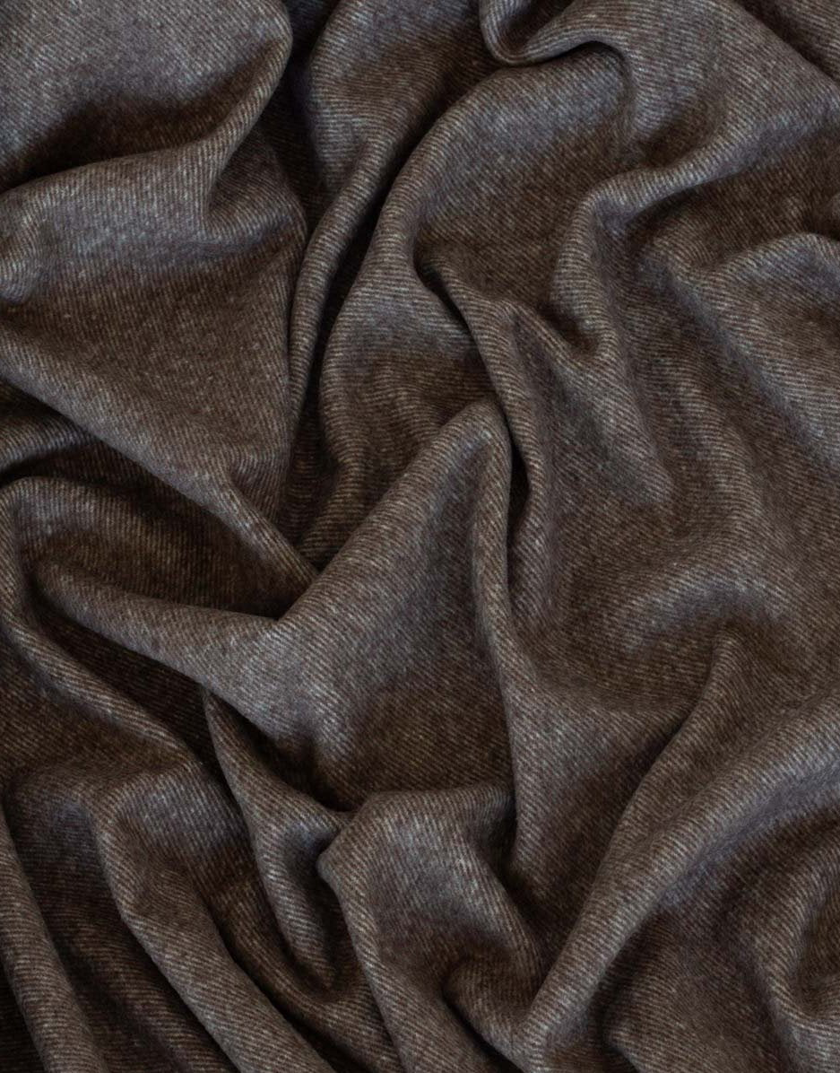 Tibet Throwd Deken - Bruin