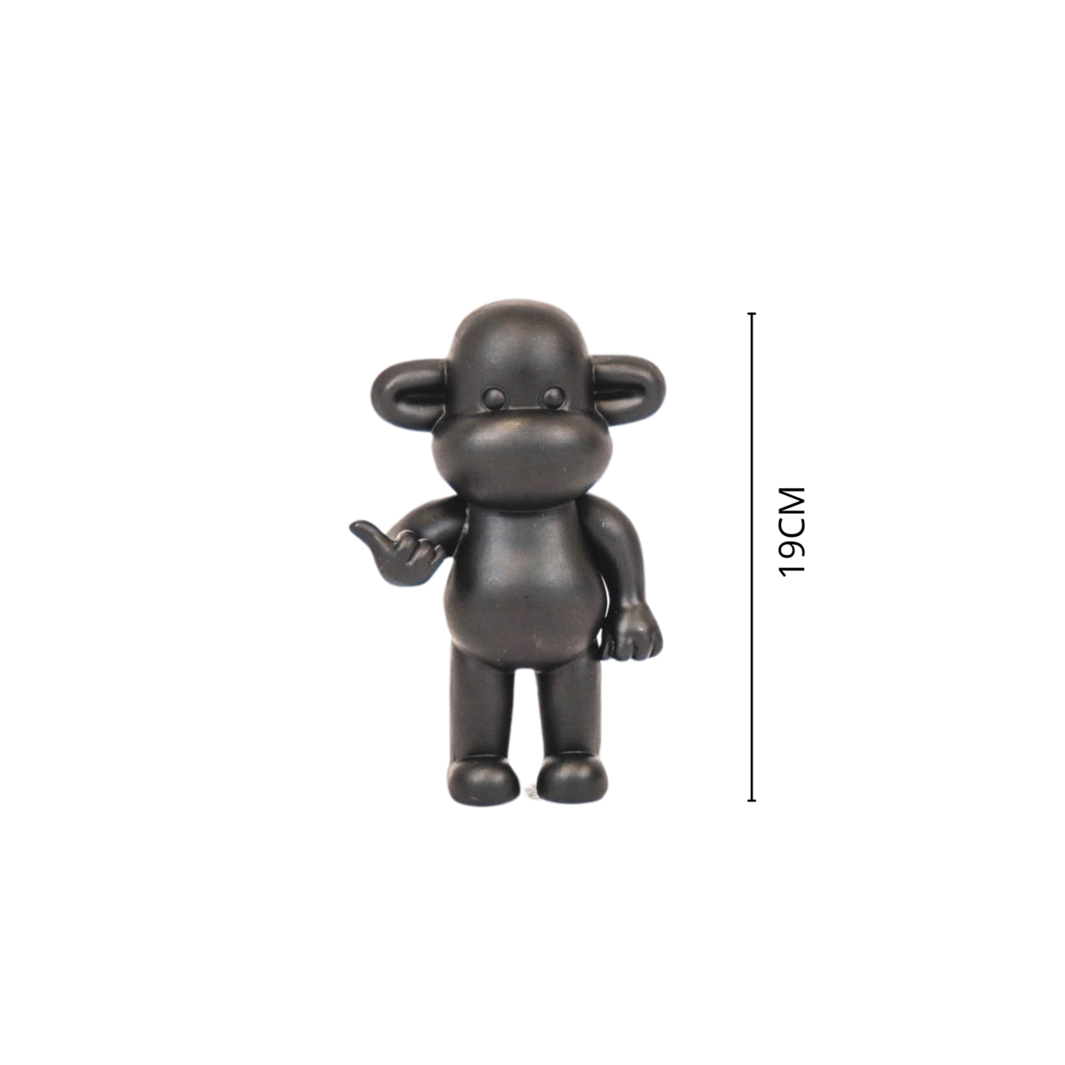 The Legend Monkey - Hang Loose - Zwart - Klein