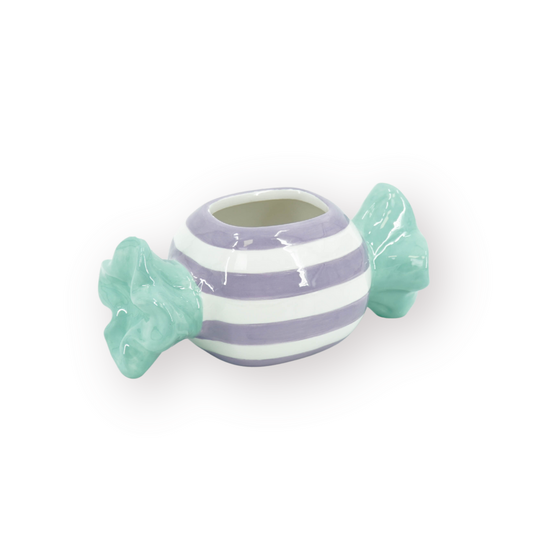 Candy Bloempot - Lila & Groen