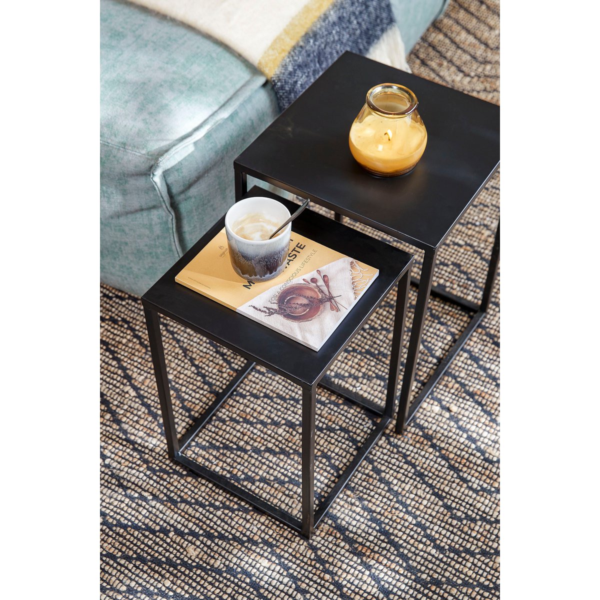 Goa Bijzettafel Set van 2 - Medium