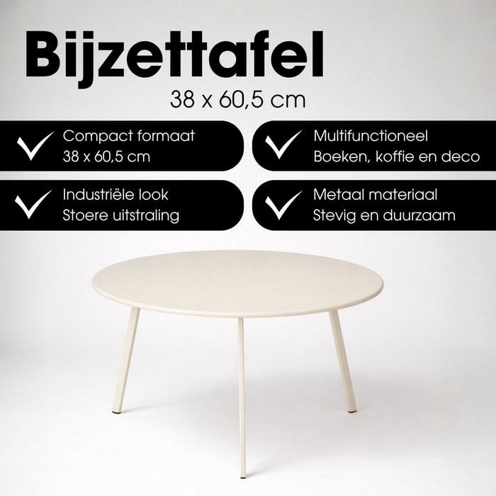 Seatle Salontafel - Creme