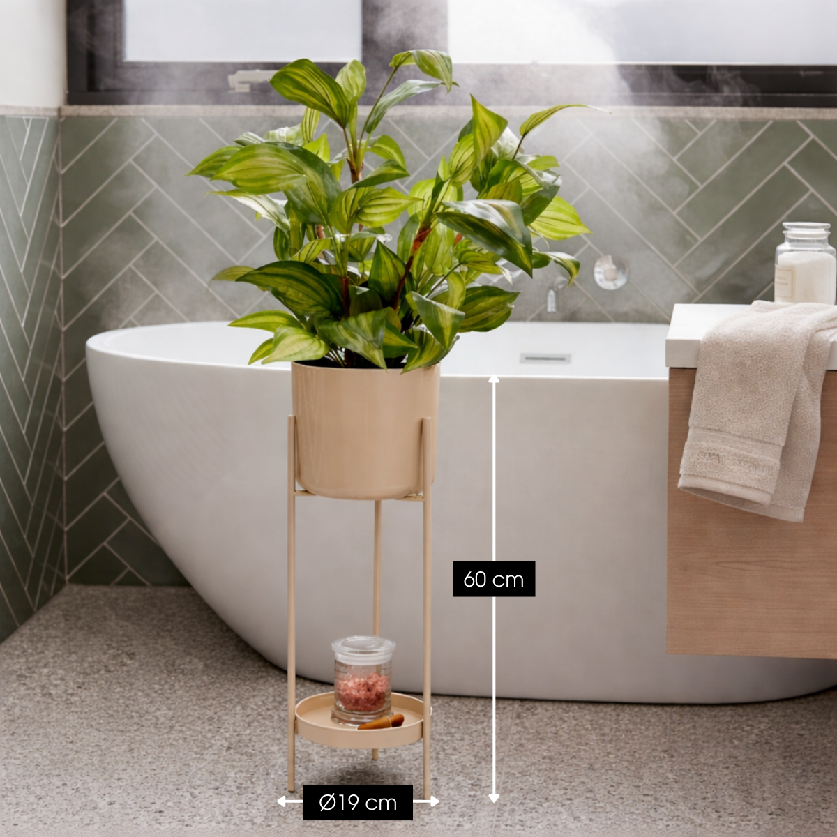 Colyn Bloempot - Bruin