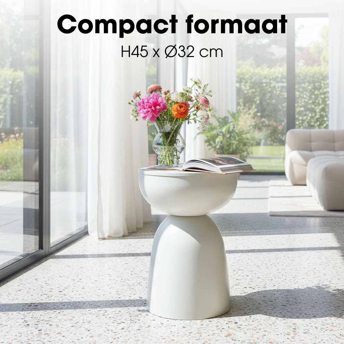 Elliott Bijzettafel - Wit