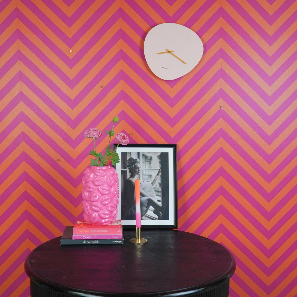 Flow Form Klok - Roze