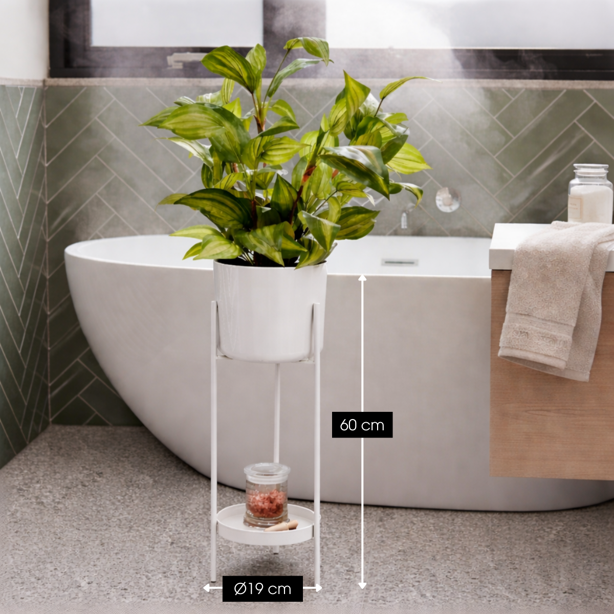 Colyn Bloempot - Wit