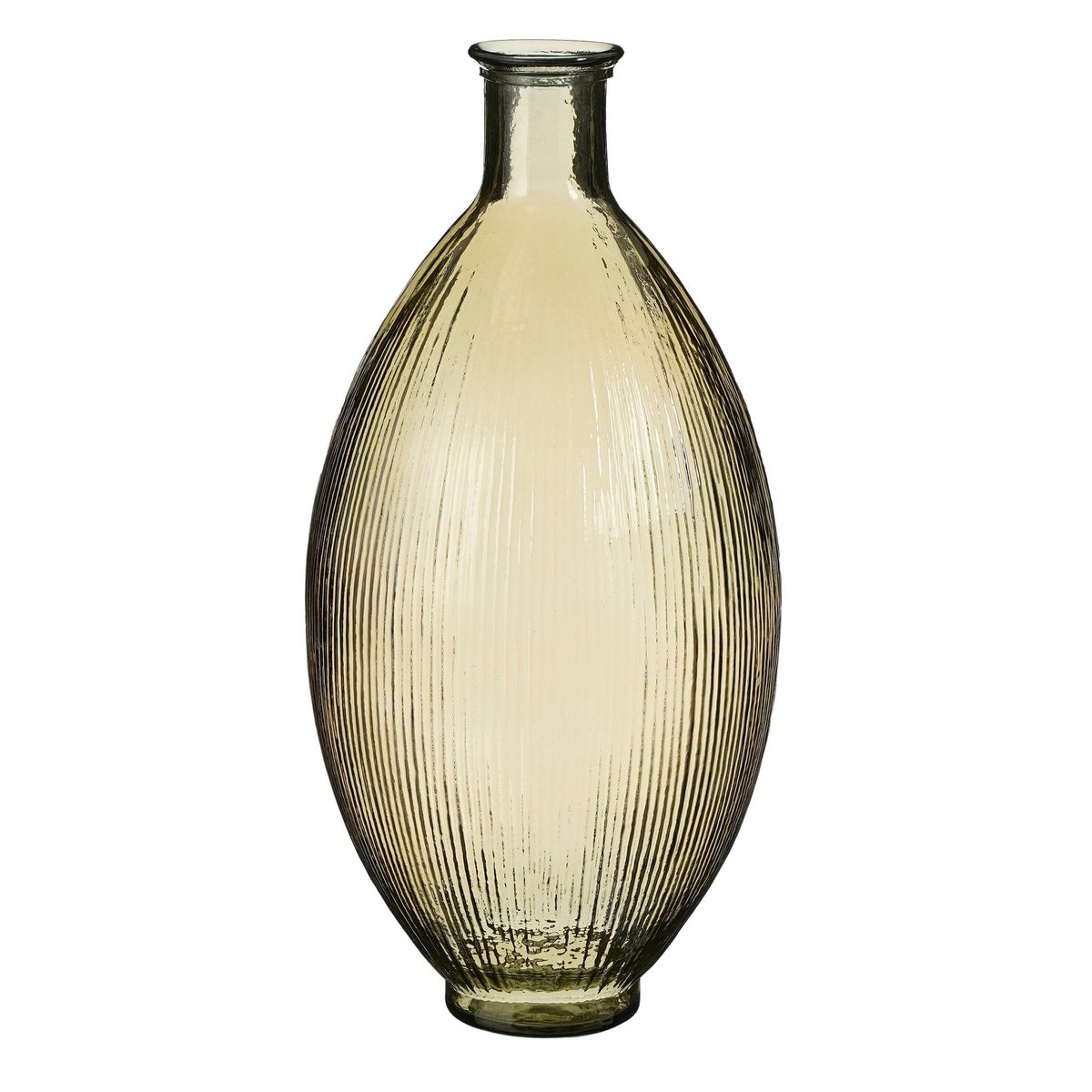 Firenza Ovale Fles Vaas - Beige