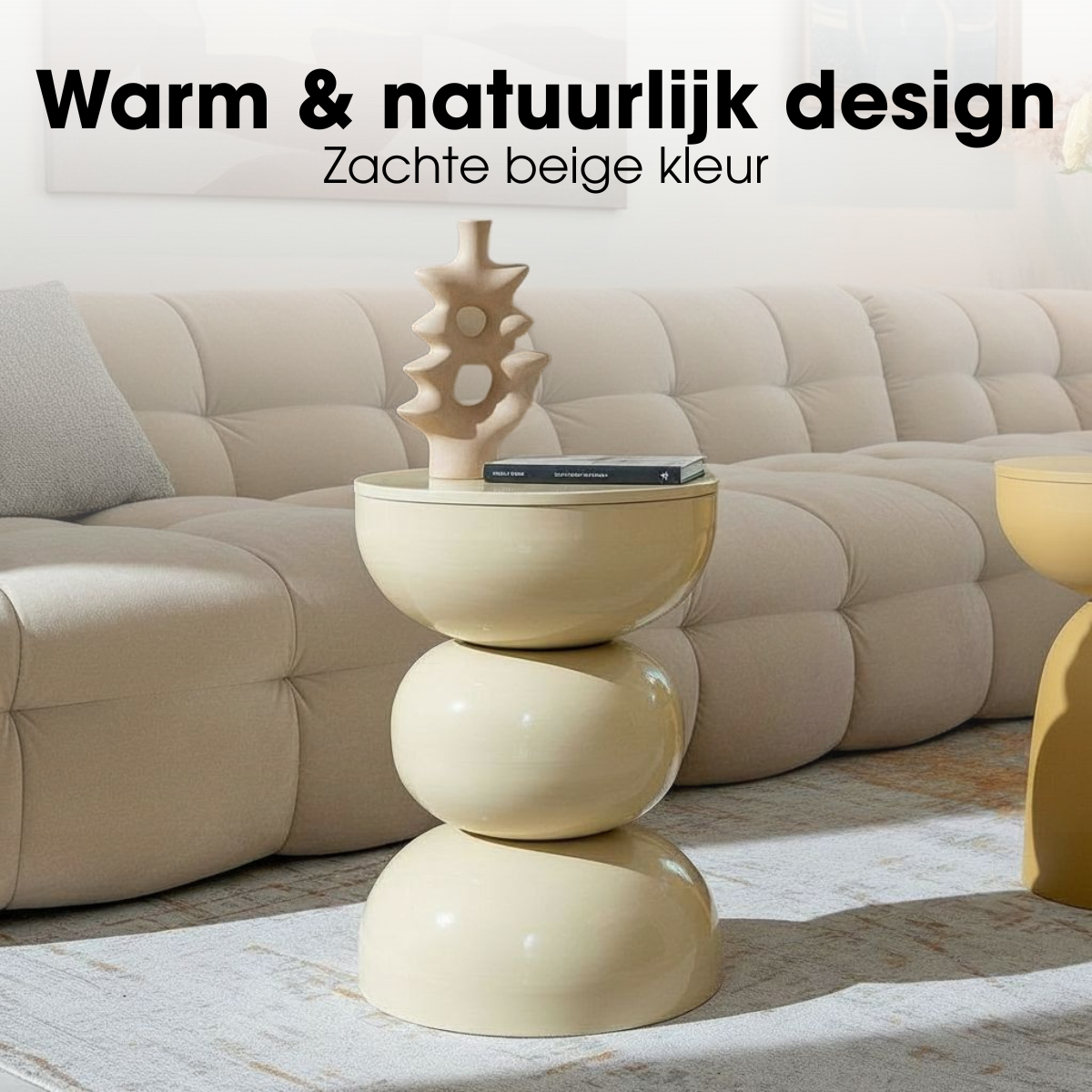 Luna Bijzettafel - Beige