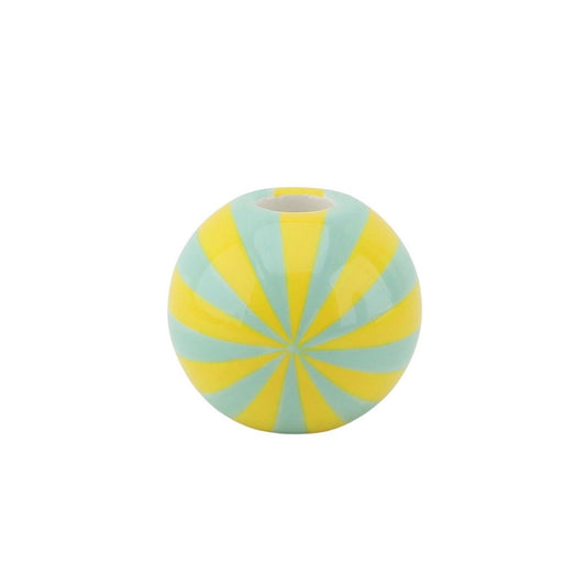 Swirl Kandelaar - Groen & Geel