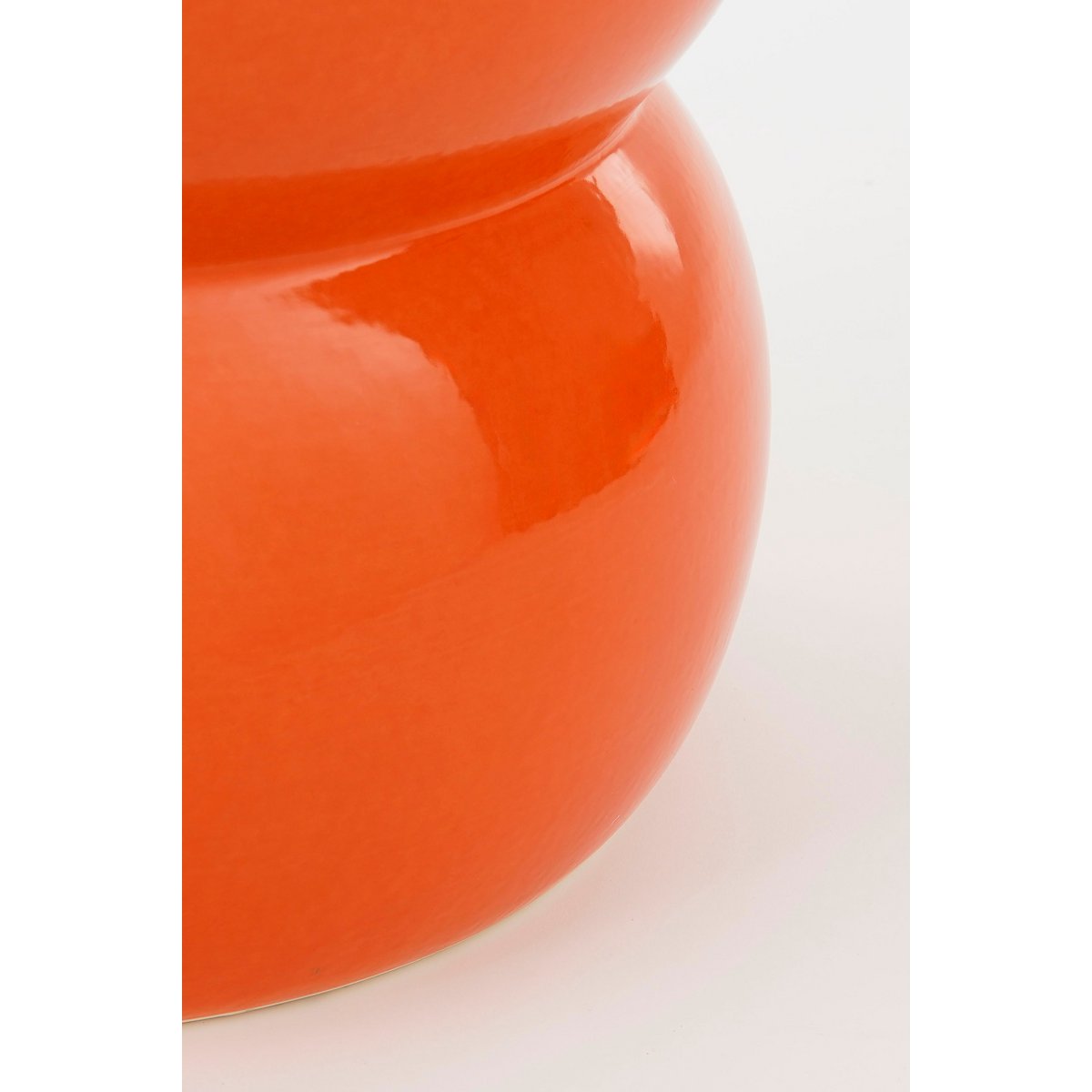 Vendi Bijzettafel Oranje Laag