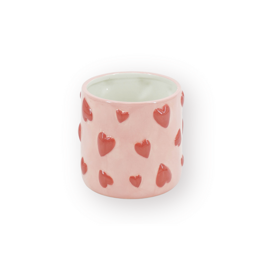 Love Bloempot - Roze & Rood - Klein