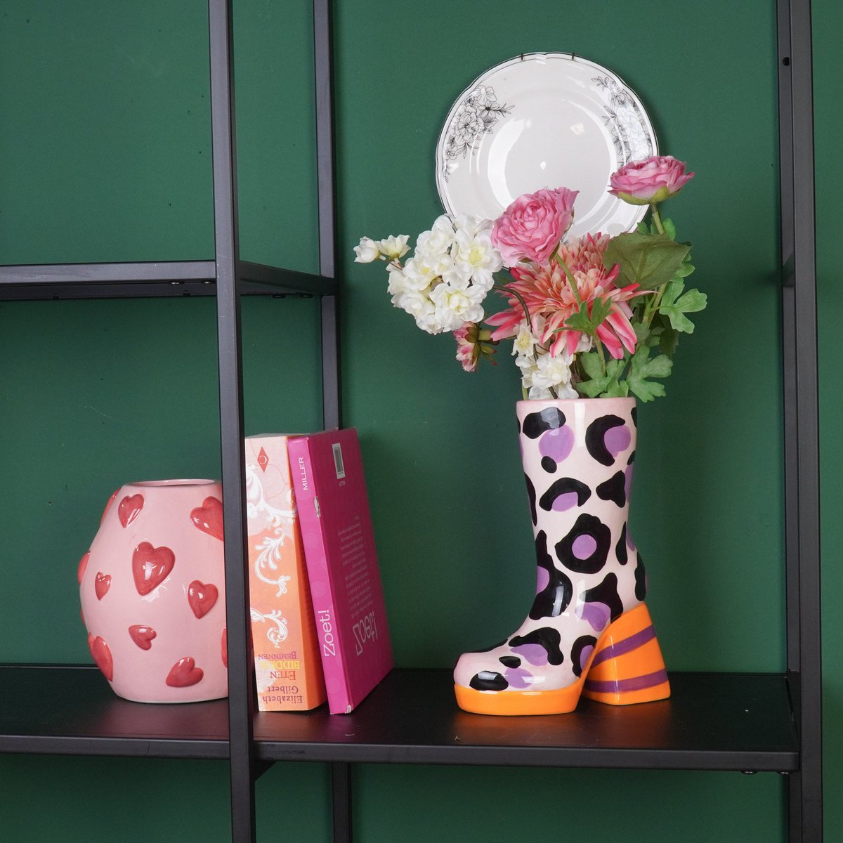 Kiss Me Boot Vaas - Leopard