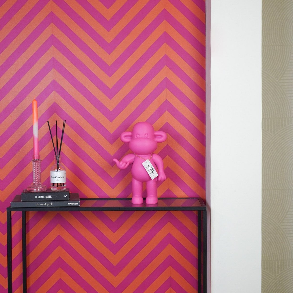 The Legend Monkey - Hang Loose - Roze - Medium