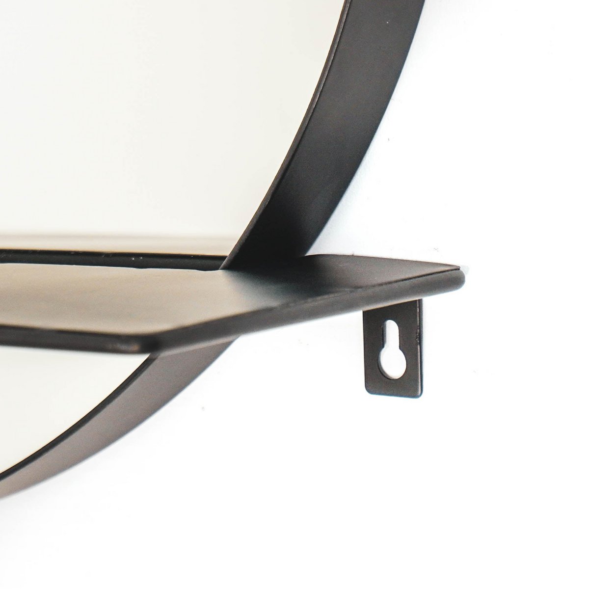 Halo Shelf Spiegel - Zwart