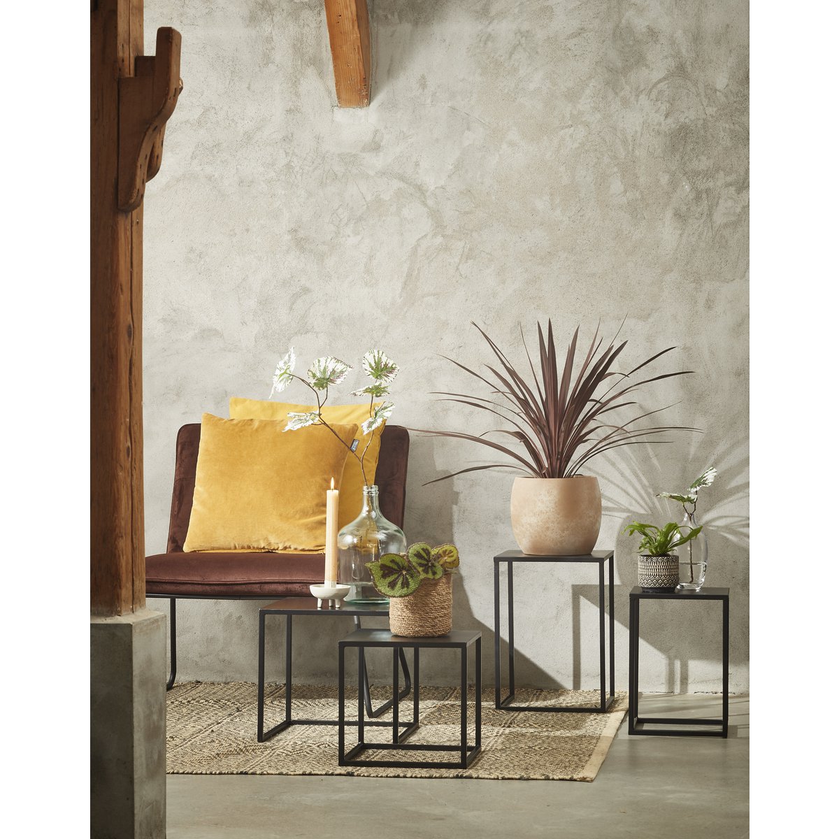 Goa Bijzettafel Set van 2 - Small