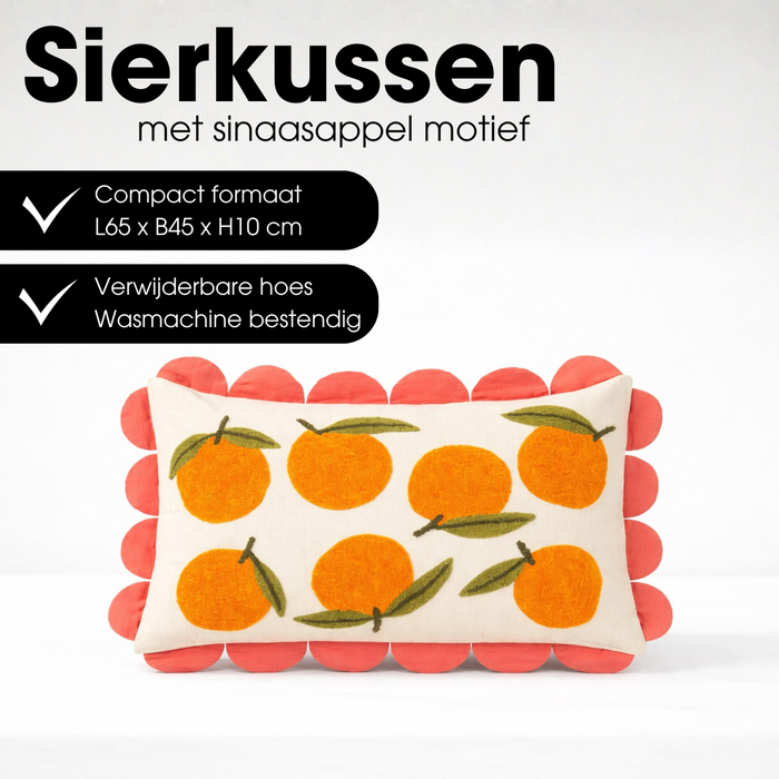 Sierkussen Sinaasappel