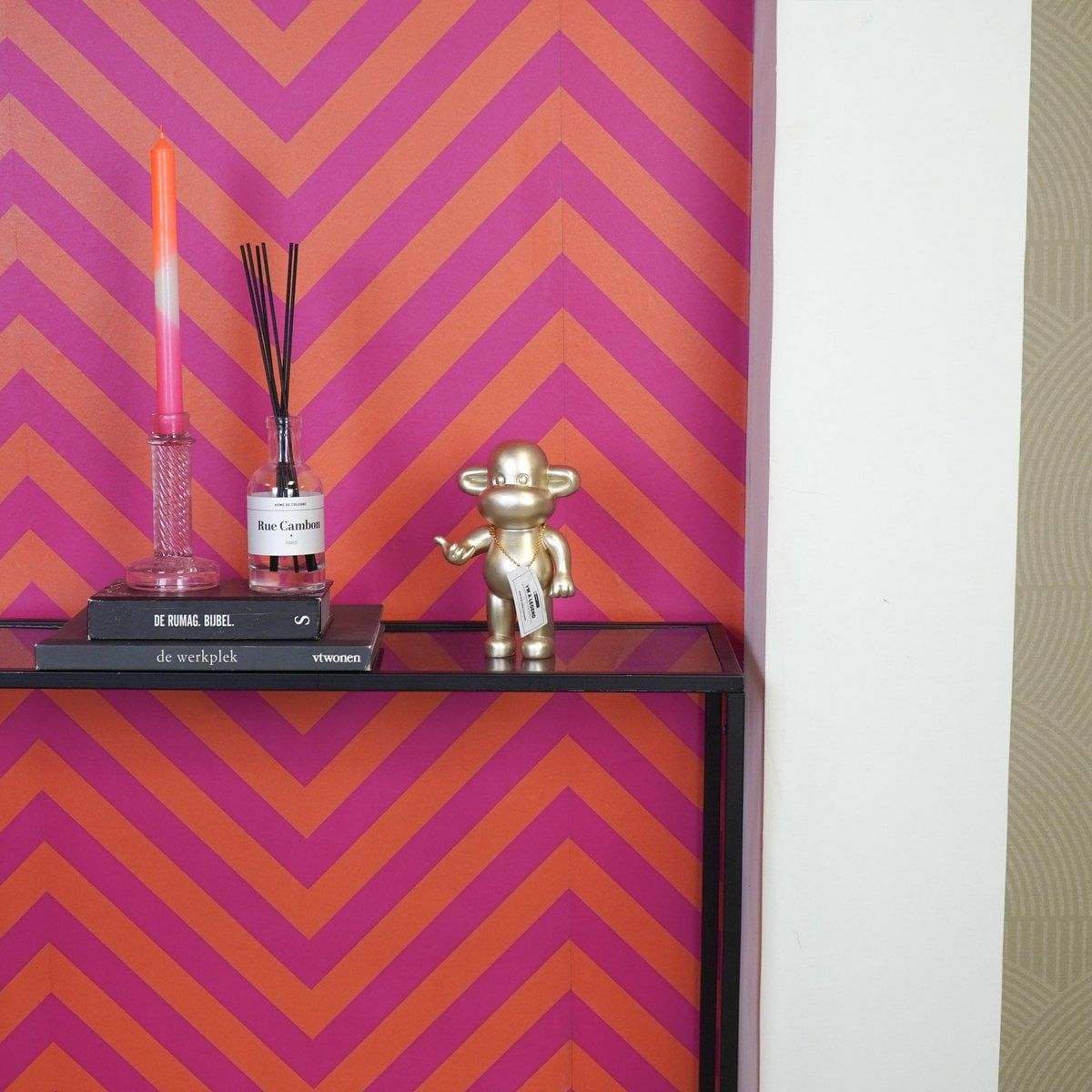 The Legend Monkey - Hang Loose - Goud - Klein